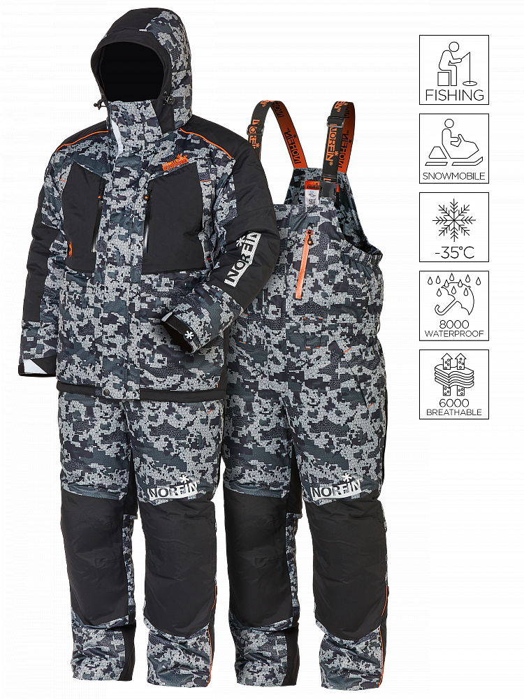Winter Fishing Suit - Norfin DISCOVERY 2 LE CAMO – Norfin Fishing Apparel