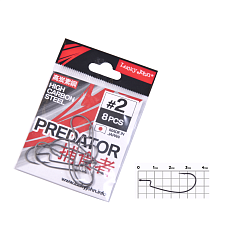 Lucky John Offset hooks PREDATOR LJH345