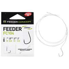 Feeder Concept snelled hooks FEEDER FC104