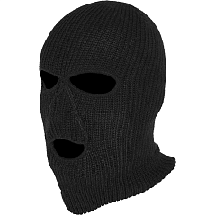 Norfin mask  KNITTED black