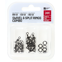 Lucky John Pro Series SWIVEL & SPLIT RINGS COMBO