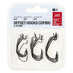 Lucky John Offset hooks Combo LJH368