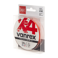 Lucky John braided line VANREX X4 Fluo Orange