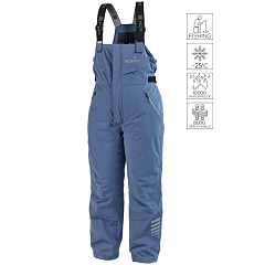 Norfin Women bib and brace NORDIC EARTH BLUE