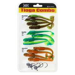 Lucky John Pro Series soft lure set TIOGA COMBO 3.9