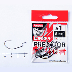 Lucky John Offset hooks PREDATOR LJH355