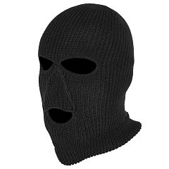Norfin mask  KNITTED black