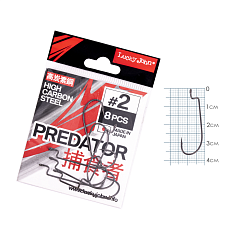 Lucky John Offset hooks PREDATOR LJH340