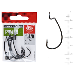 Lucky John Offset hooks PREDATOR LJH360 POWER