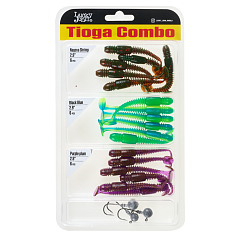 Lucky John Pro Series soft lure set TIOGA COMBO 2.9