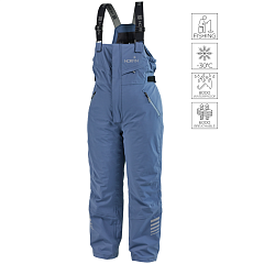 Norfin Women bib and brace NORDIC EARTH BLUE